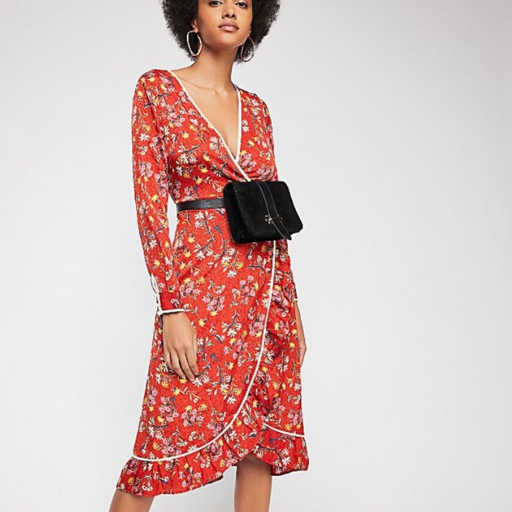 Free People Covent Garden Midi Dress